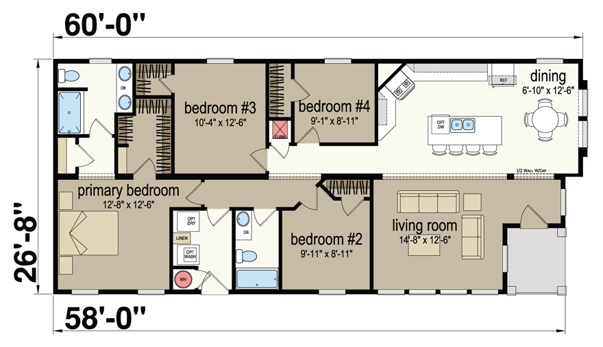 Sloan Double Wide 